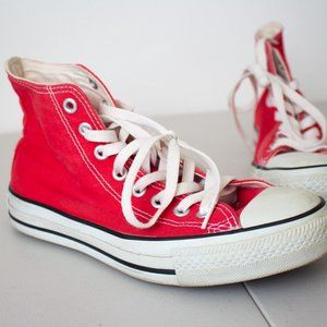 Converse Chuck Taylor All Star High Tops Red Size Men 6.5